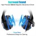 GH-1 3.5mm Game Gaming Headphone Headset Earphone Headband with Microphone LED Light for Laptop Tablet Mobile PhonesMobile phones or PS4 /PS4 pro/PS4 slim/Xbox one/Xbox one S/Xbox one X-1