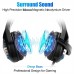 GH-1 3.5mm Game Gaming Headphone Headset Earphone Headband with Microphone LED Light for Laptop Tablet Mobile PhonesMobile phones or PS4 /PS4 pro/PS4 slim/Xbox one/Xbox one S/Xbox one X-3