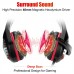 GH-1 3.5mm Game Gaming Headphone Headset Earphone Headband with Microphone LED Light for Laptop Tablet Mobile PhonesMobile phones or PS4 /PS4 pro/PS4 slim/Xbox one/Xbox one S/Xbox one X