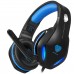 Butfulake GH-2 3.5mm Game Gaming Headphone Headset Earphone Headband With Microphone LED Light For Laptop Tablet Mobile PhonesMobile Phones Or PS4 /PS4 Pro/PS4 Slim/Xbox One/Xbox One S/Xbox One X-Blue