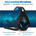 Butfulake GH-2 3.5mm Game Gaming Headphone Headset Earphone Headband With Microphone LED Light For Laptop Tablet Mobile PhonesMobile Phones Or PS4 /PS4 Pro/PS4 Slim/Xbox One/Xbox One S/Xbox One X-Blue