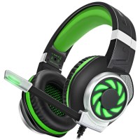 GH-3 3.5mm Game Gaming Headphone Headset Earphone Headband with Microphone LED Light for Laptop Tablet Mobile PhonesMobile phones or PS4 /PS4 pro/PS4 slim/Xbox one/Xbox one S/Xbox one X