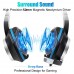 GH-3 3.5mm Game Gaming Headphone Headset Earphone Headband with Microphone LED Light for Laptop Tablet Mobile PhonesMobile phones or PS4 /PS4 pro/PS4 slim/Xbox one/Xbox one S/Xbox one X