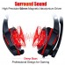 GH-4 3.5mm Game Gaming Headphone Headset Earphone Headband with Microphone LED Light for Laptop Tablet Mobile PhonesMobile phones or PS4 /PS4 pro/PS4 slim/Xbox one/Xbox one S/Xbox one X/PS5