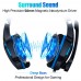 GH-4 3.5mm Game Gaming Headphone Headset Earphone Headband with Microphone LED Light for Laptop Tablet Mobile PhonesMobile phones or PS4 /PS4 pro/PS4 slim/Xbox one/Xbox one S/Xbox one X/PS5