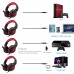 SL-100 3.5mm Game Gaming Headphone Headset Earphone Headband with Microphone LED Light for Laptop Tablet Mobile PhonesMobile phones or PS4 /PS4 pro/PS4 slim/Xbox one/Xbox one S/Xbox one X-1