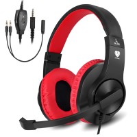 SL-300 3.5mm Game Gaming Headphone Headset Earphone Headband with Microphone LED Light for Laptop Tablet Mobile PhonesMobile phones or PS4 /PS4 pro/PS4 slim/Xbox one/Xbox one S/Xbox one X-1