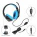 SL-300 3.5mm Game Gaming Headphone Headset Earphone Headband with Microphone LED Light for Laptop Tablet Mobile PhonesMobile phones or PS4 /PS4 pro/PS4 slim/Xbox one/Xbox one S/Xbox one X-1