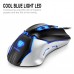 Butfulake Gaming Mouse Wired,Programmable Ergonomic Gaming Mice with 3200 DPI, Blue LED, 6 Buttons for PC, Laptop, Computer, Windows, Vista Linux, Black